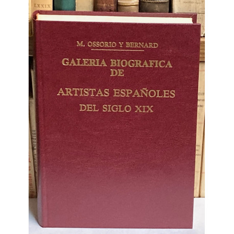 Galería biográfica de artistas españoles del siglo XIX.