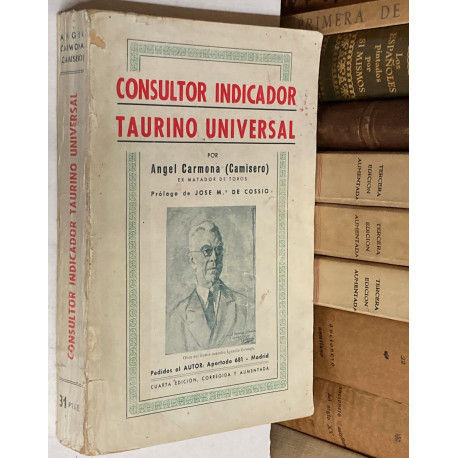 Consultor Indicador Taurino Universal. Prólogo de José María de Cossio.