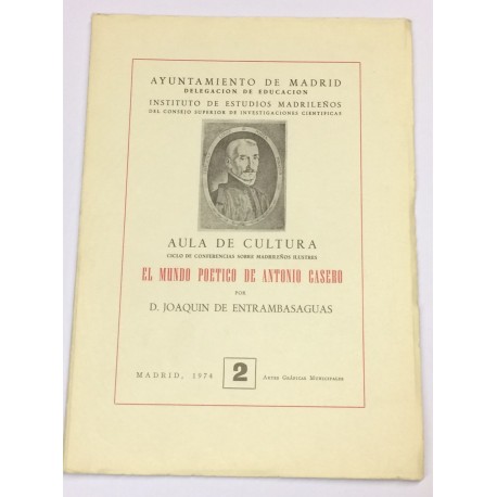 El mundo poético de Antonio Casero.