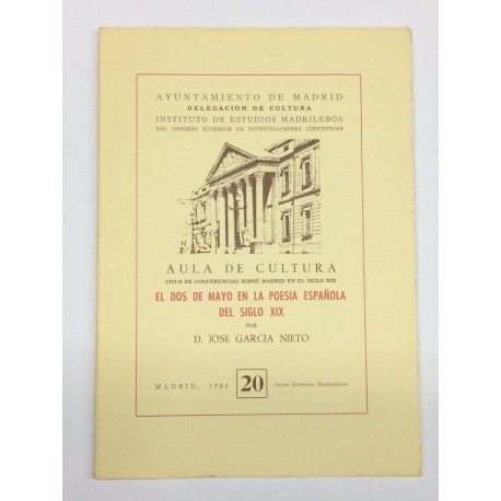 El dos de mayo en la poesía española del siglo XIX.