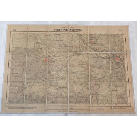 Fuenteovejuna (Córdoba). Mapa publicado por sectores (sector 879).