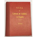 Guía de las carreras de caballos verificadas en España en el año 1965. Datos oficiales.