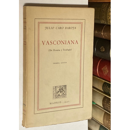 Vasconiana (De Historia y Etnología).