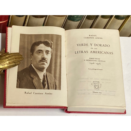 Verde y dorado en las letras americanas. Semblanzas e impresiones críticas (1926-1936). Prólogo del autor.