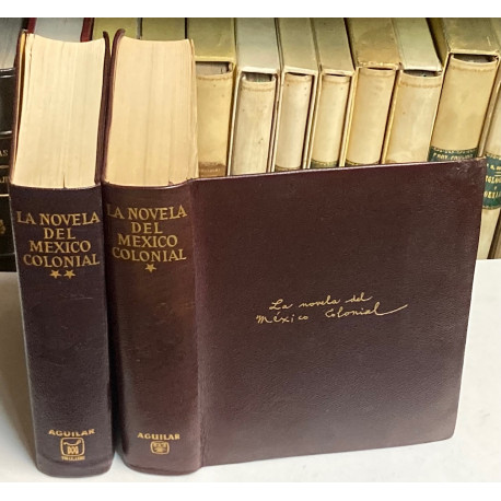 La Novela del México Colonial. Estudio preliminar, selección, biografías, notas preliminares y bibliografía general.