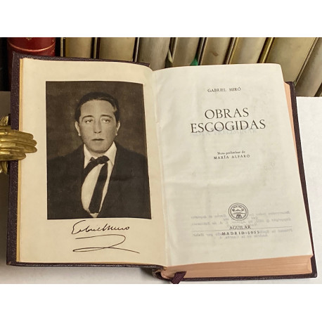 Obras Escogidas. Nota preliminar de María Alfaro.