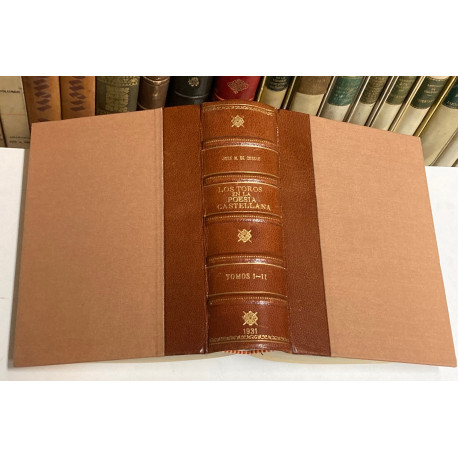 Los toros en la poesía castellana. (Estudio y antología).