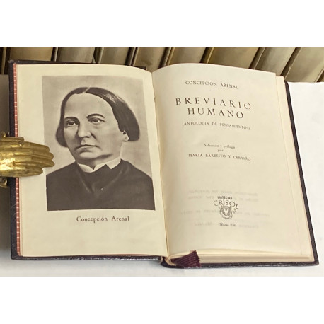 Breviario humano. (Antología de Pensamiento). Selección y prólog de María Barbeito y Cerviño.