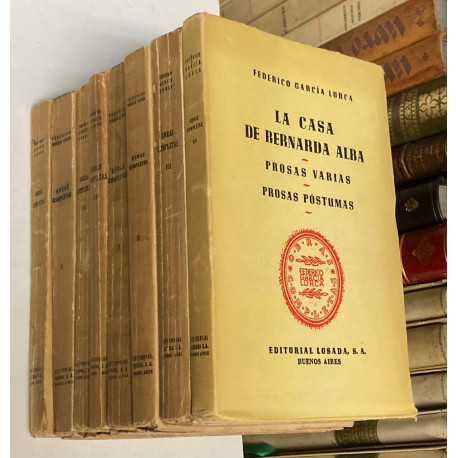 Obras completas recopiladas por Guillermo de Torre. 8 TOMOS.