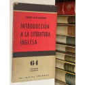 Introducción a la literatura inglesa, con la colaboración de Mª Esther Vázquez.