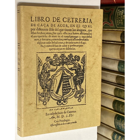 Libro de cetrería de la caza de azor.