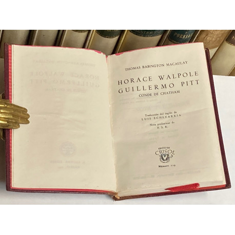 Horace Walpole. Guillermo Pitt.