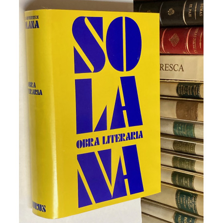 Obra Literaria. (Madrid, escenas y costumbres, La España negra, Madrid callejero, Dos pueblos de Castilla, Florencio Cornejo..).