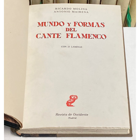 Mundo y Formas del Cante Flamenco.