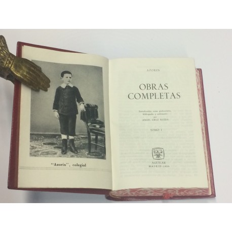 Obras Completas. Tomo I. Introducción, notas preliminares, bibliografía y ordenación por Ángel Cruz Rueda.