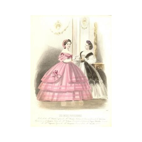 Litografía de moda perteneciente a la obra LES MODES PARISIENNES. Nº 930.