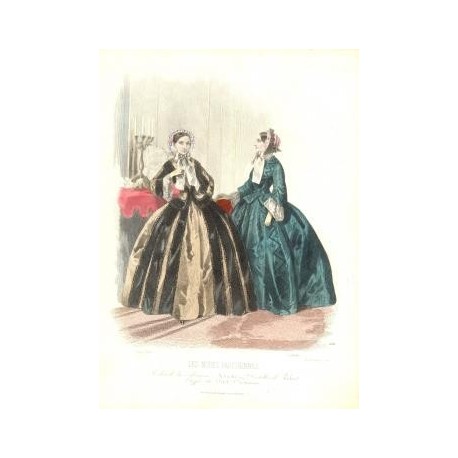 Litografía de moda perteneciente a la obra LES MODES PARISIENNES. Nº 620.