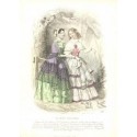Litografía de moda perteneciente a la obra LES MODES PARISIENNES. Nº 226.