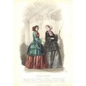 Litografía de moda perteneciente a la obra LES MODES PARISIENNES. Nº 398.