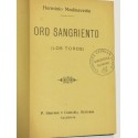 Oro sangriento (los toros).