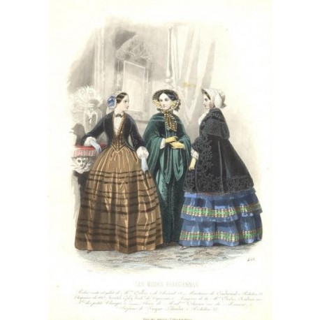 Litografía de moda perteneciente a la obra LES MODES PARISIENNES. Nº 453.