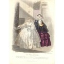 Litografía de moda perteneciente a la obra LES MODES PARISIENNES. Nº 635.