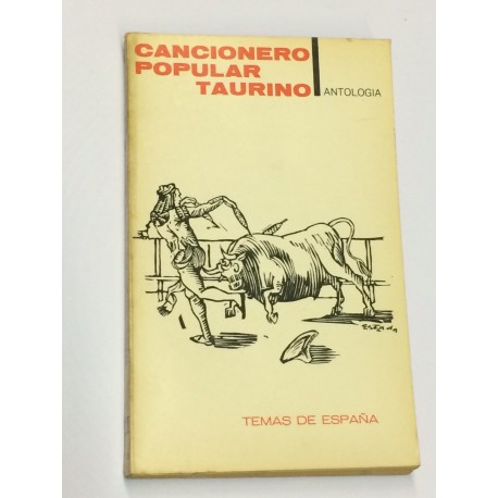 CANCIONERO popular taurino. Antología.