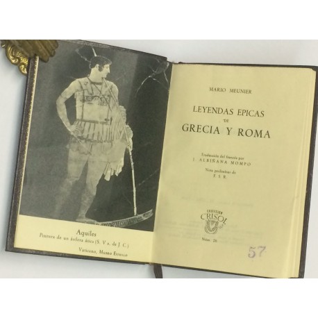 Leyendas épicas de Grecia y Roma.