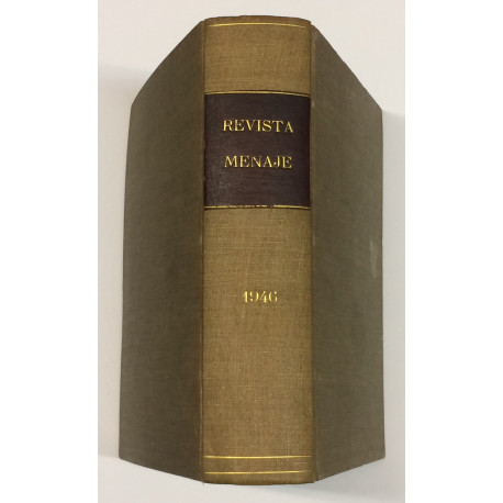 REVISTA MENAJE. Revista mensual para la mujer y el hogar. 