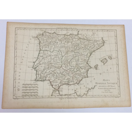 Mappa Hispanieae Antiquae - Mapa España Antigua.