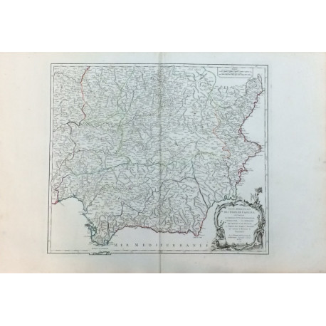 Partie Meridional des Etats de Castille - MAPA DE ESPAÑA PARTE MERIDIONAL CASTILLA.