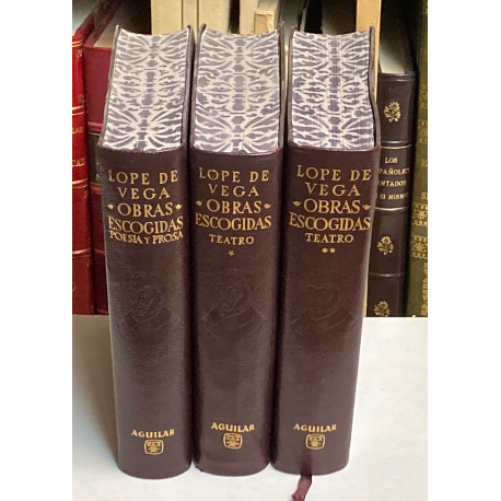 Obras Escogidas. Estudio preliminar, biografía, bibliografía, notas y apéndices de Federico Carlos Sáinz de Robles.