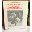 El toro, el caballo y el hombre, como intérpretes de la fiesta nacional. Control de la agresividad, del dolor y de la conducta.