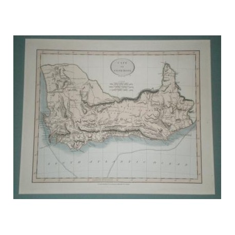 Antiguo mapa de CABO DE BUENA ESPERANZA CAPE OF GOOD HOPE perteneciente a CARY´S NEW UNIVERSAL ATLAS.