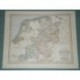 Antiguo mapa de WESTPHALIA WESTFALIA perteneciente a CARY´S NEW UNIVERSAL ATLAS.