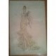 FIGURÍN DIBUJO ORIGINAL ACUARELADO - MODA VINTAGE ESPAÑOLA.