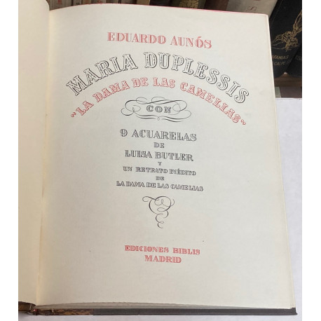 María Duplessis, la Dama de las Camelias. 9 acuarelas de Luisa Butler y un retrato inédito.