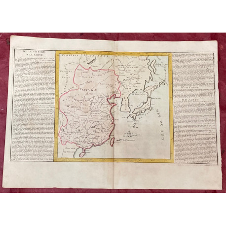 Géographie moderne: MAPA DEL IMPERIO DE LA CHINA (Asia).