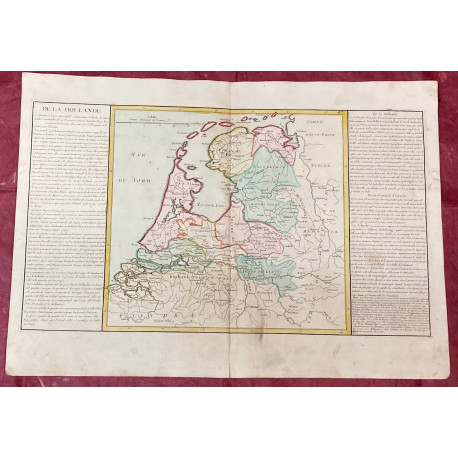 Géographie moderne: MAPA DE HOLANDA (Europa).