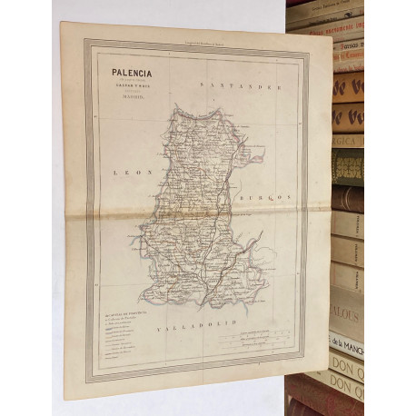 Mapa de PALENCIA perteneciente al Atlas Geográfico de España.