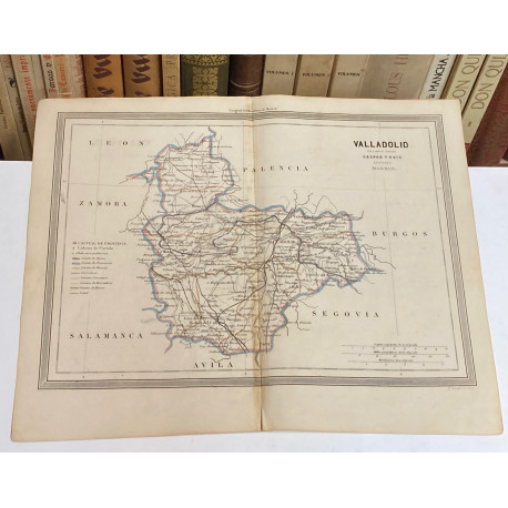 Mapa de VALLADOLID perteneciente al Atlas Geográfico de España.