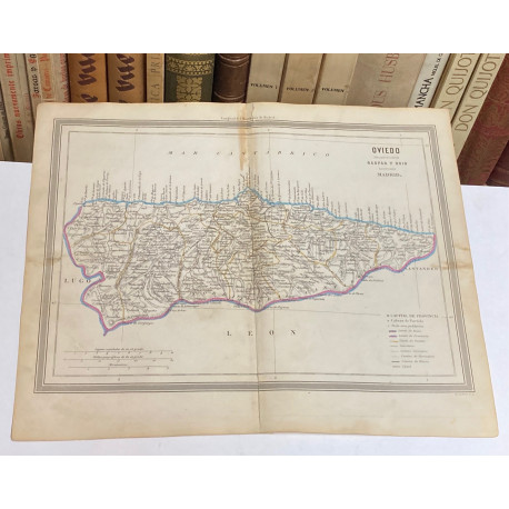 Mapa de OVIEDO perteneciente al Atlas Geográfico de España.