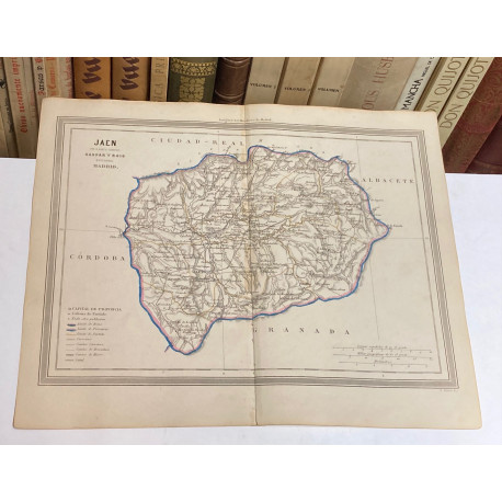 Mapa de JAÉN perteneciente al Atlas Geográfico de España.