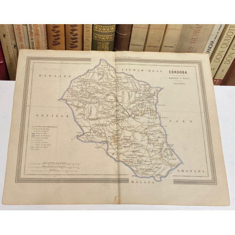 Mapa de CÓRDOBA perteneciente al Atlas Geográfico de España.