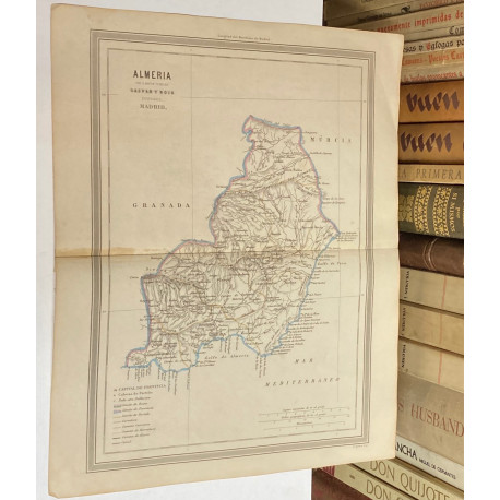 Mapa de ALMERÍA perteneciente al Atlas Geográfico de España.