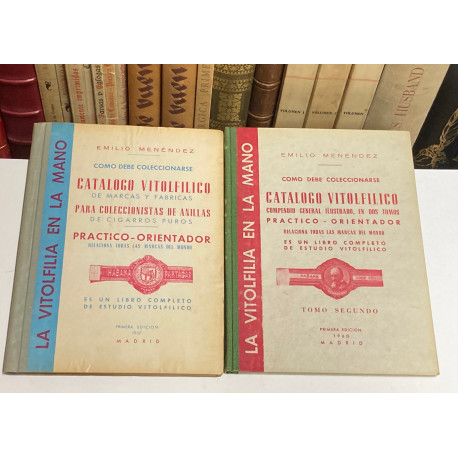La vitolfilia en la mano. CATÁLOGO VITOLFÍLICO de marcas y fábricas para coleccionistas de anillas de cigarros puros.