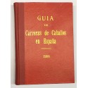 Guía de las carreras de caballos verificadas en España en el año 1958. Datos oficiales.