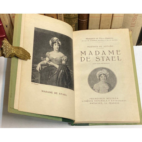 Mujeres de Antaño: Madame de Stael.