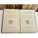 Obras completas. Volúmenes XIII y XIV: Política general (I y II).