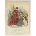 Litografía de moda perteneciente a la obra LES MODES PARISIENNES nº 1305. 